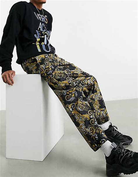 versace joggers asos|versace track pants.